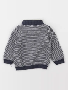 Tape à l'oeil - pull bleu - 6 mois