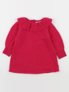 Jacadi - robe rose - 12 mois