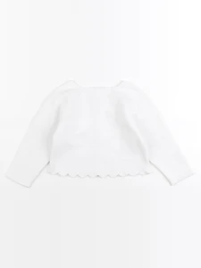 Jacadi - gilet blanc - 18 mois