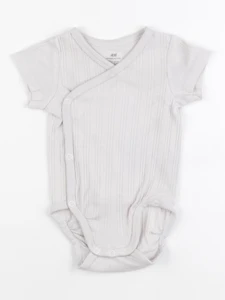 H&M - body rose - 2/4 mois