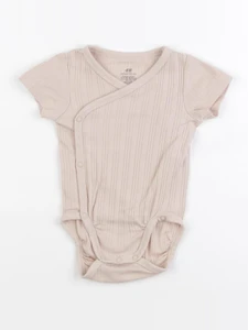 H&M - body rose - 2/4 mois