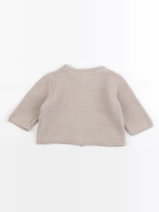 H&M - gilet marron - 1/2 mois