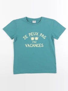 Tape à l'oeil - tee-shirt bleu - 8 ans