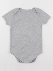 Vertbaudet - body gris, marron - 18 mois