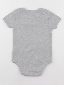 Vertbaudet - body gris, marron - 18 mois