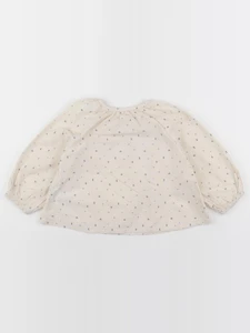 Vertbaudet - blouse beige - 3 ans