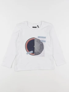 IKKS - tee-shirt blanc - 4 ans