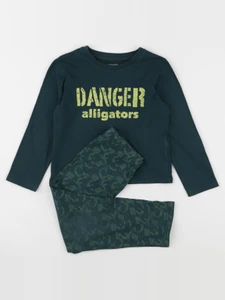 Vertbaudet - pyjama coton vert - 5 ans