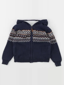 Vertbaudet - gilet bleu - 5 ans