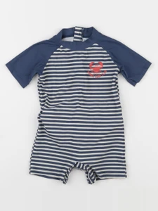 Vertbaudet - maillot de bain bleu - 6 mois