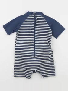 Vertbaudet - maillot de bain bleu - 6 mois