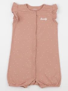 Vertbaudet - pyjama coton vert, rose - 3 ans