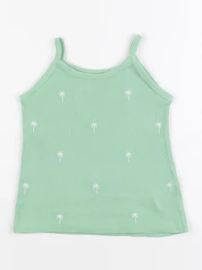 Zara - débardeur vert - 3/4 ans