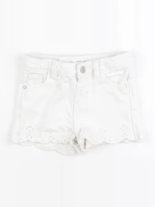 Mango - short blanc - 9/12 mois