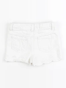 Mango - short blanc - 9/12 mois