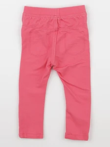 Vertbaudet - jegging rose - 12 mois