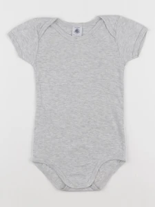 Petit Bateau - body gris - 24 mois