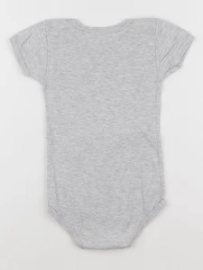 Petit Bateau - body gris - 24 mois