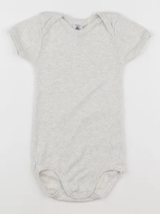 Petit Bateau - body gris - 36 mois