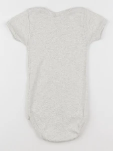 Petit Bateau - body gris - 36 mois