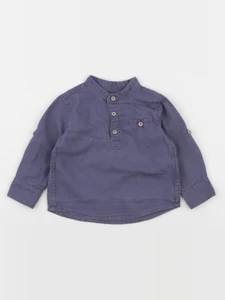 Vertbaudet - chemise bleu - 2 ans