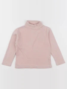 Monoprix - sous-pull rose - 3 ans