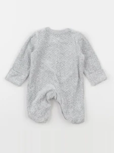 Boutchou - pyjama velours gris - Prématuré