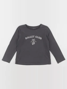 Vertbaudet - tee-shirt gris - 5 ans