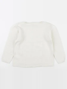 Les Enfantines - pull beige - 5/6 ans