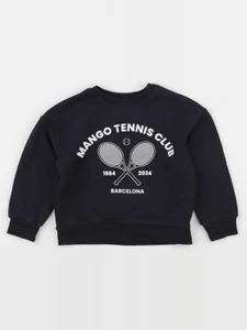 Mango - sweat noir - 5/6 ans