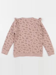 Vertbaudet - sweat rose - 8 ans