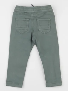 Vertbaudet - pantalon vert - 2 ans