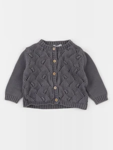 Boutchou - gilet gris - 6 mois