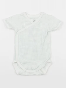 Petit Bateau - body vert - 6 mois