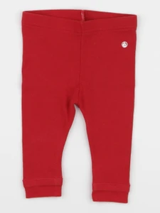 Petit Bateau - legging rouge - 3 mois