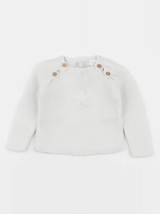 Zara - pull beige - 1/3 mois