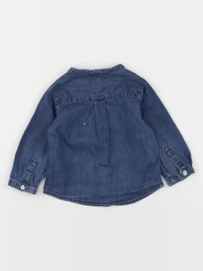 Jacadi - chemise bleu - 12 mois