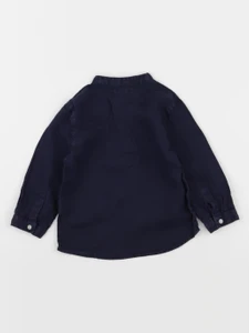 Boutchou - chemise bleu - 18 mois