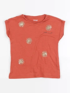 Vertbaudet - tee-shirt orange - 4 ans