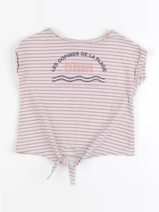 Vertbaudet - tee-shirt gris - 2 ans