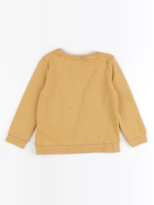 Vertbaudet - sweat jaune - 3 ans