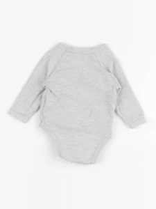 Vertbaudet - body gris - 1 mois