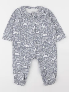 Vertbaudet - pyjama coton bleu - 6 mois