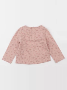 Vertbaudet - tee-shirt coton rose - 6 mois