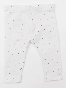 Vertbaudet - legging blanc - 6 mois