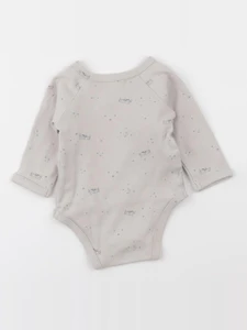 Vertbaudet - body gris - 3 mois