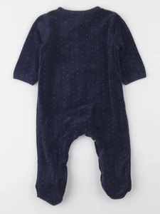 Boutchou - pyjama velours bleu - 6 mois