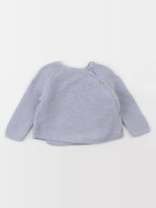 Zara - gilet bleu - 3/6 mois