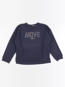 Vertbaudet - sweat bleu - 8 ans