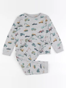 Vertbaudet - pyjama coton gris - 4 ans